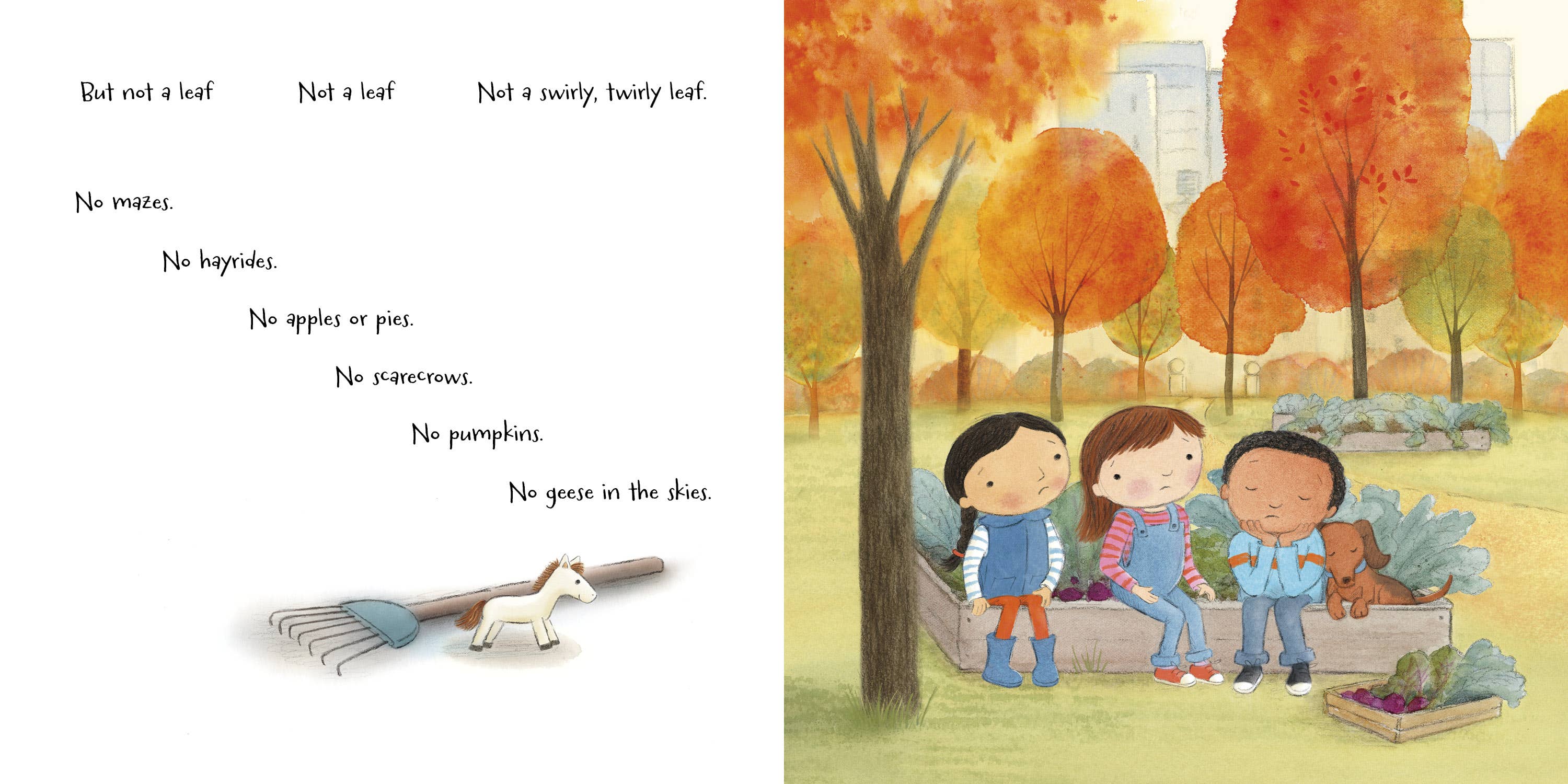 Sleeping Bear Press - Wholesale Preschool Book (3-5) - We Want Leaves ! A Fall Chant Picture Book4