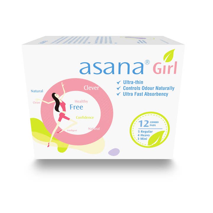 Asana GIRL COMBO Pack - 5 REG-4 HEAVY-3 MINI "Pack of 48" for wholesale by ASANA