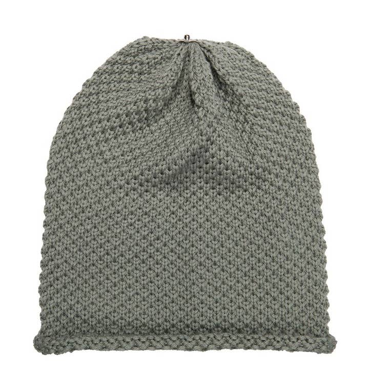 Bonnet à gaufres - Sage pour la vente par Lindo F
