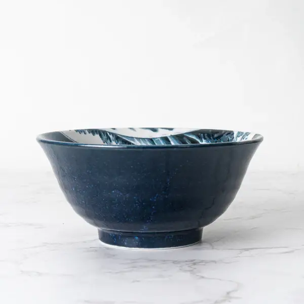 Urban Tokyo - Wholesale Bowl - Kanagawa Great Wave 19oz 6"Dia x 2.75"H Porcelain Multipurpose Tayo Medium Bowl JP (6/48)1