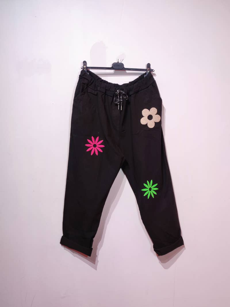 Pomelo paris - Wholesale Pants - Women's - MOON PANTS 3 FLOWERS9