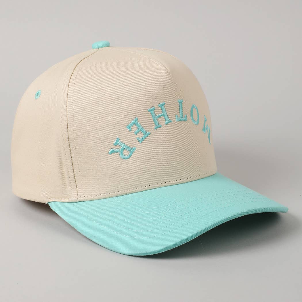 Fashion City - Wholesale Baseball Cap - Women's - MOTHER Upside Down Lettering Embroidery Cap14