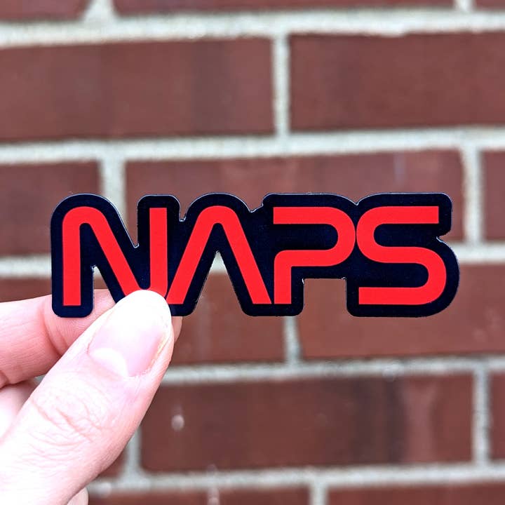 Naps Vinyl Magnet for wholesale by Bolts and Stars