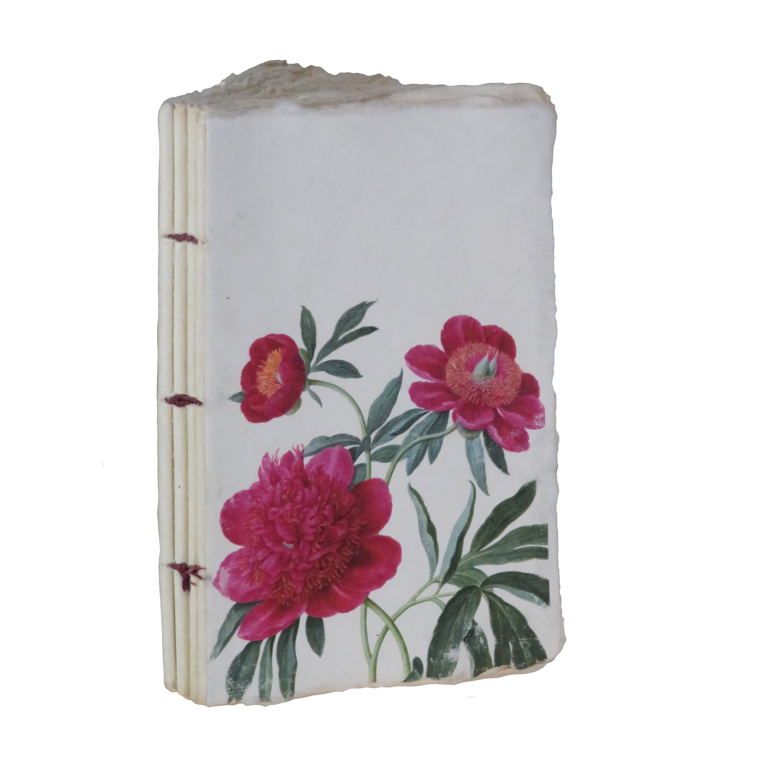 Epigram - Vendita all'ingrosso Quaderni - Quaderno in carta pergamena con motivo peonie (Nassau)3