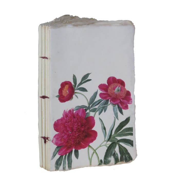 Epigram - Wholesale Notebook - Flower parchment paper notebook: peony pattern (Nassau)3