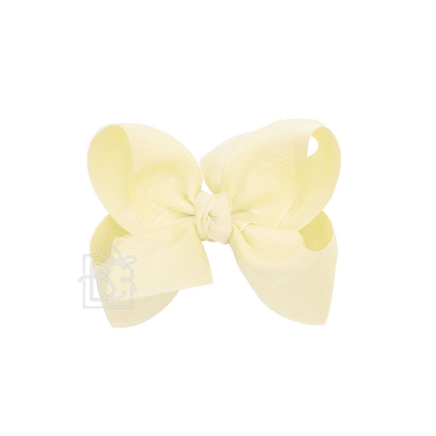 Beyond Creations, LLC – wholesale Hair bow – Kids – LAYERED ORGANZA/GROSGRAIN BOW ON CLIP49