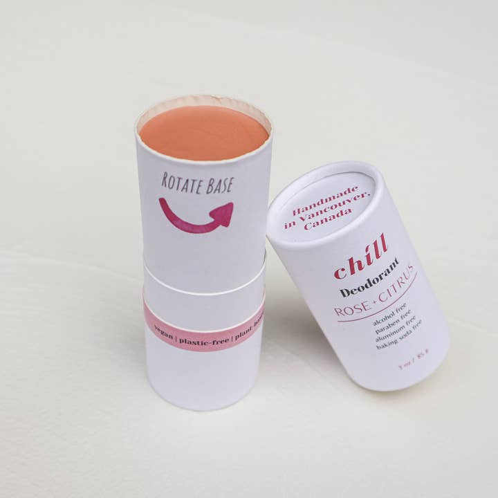 Plantish - Wholesale Deodorant - Unisex - Natural Deodorant Stick - Rose & Citrus5