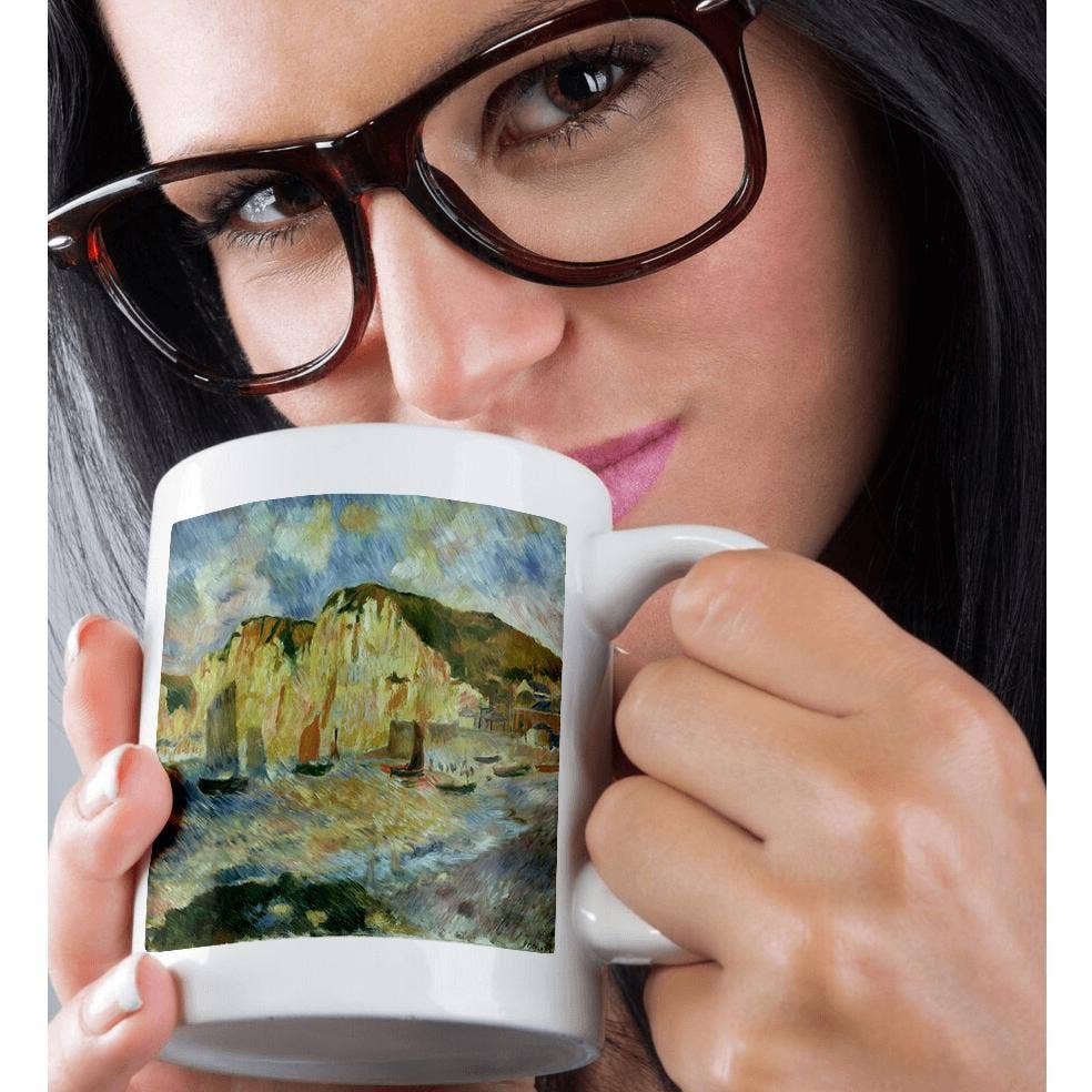 3dRose - Wholesale Coffee Mug - 3dRose, Sea and Cliffs by Pierre-Auguste Renoir, Mug9