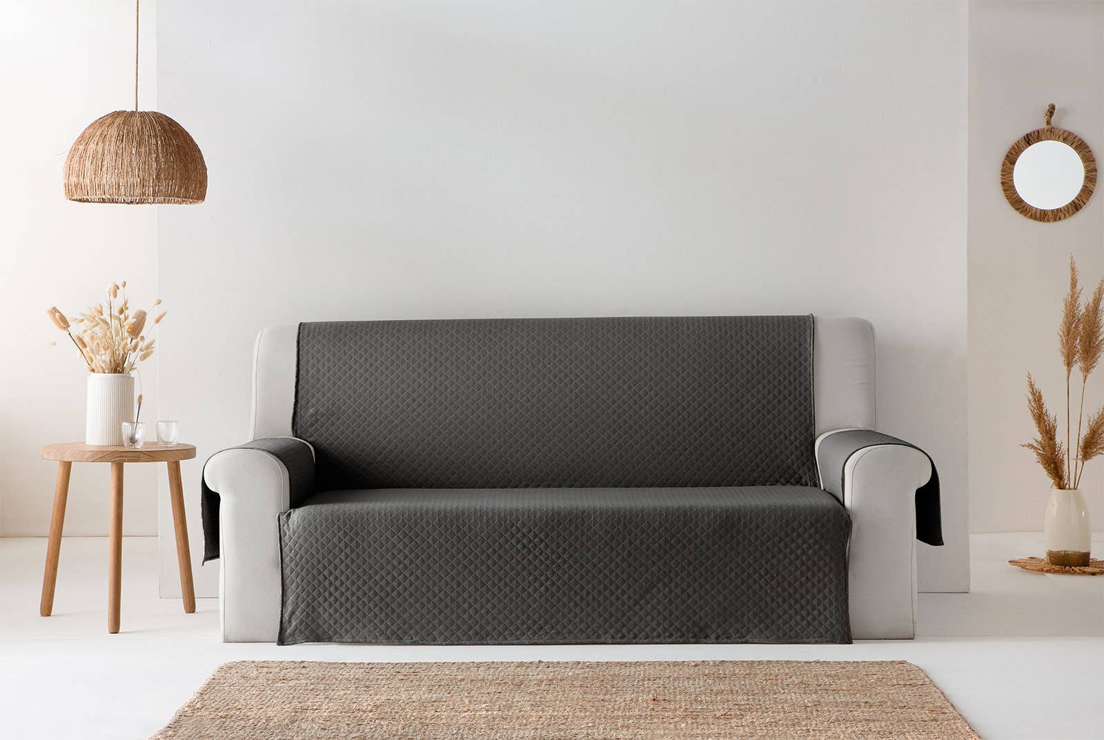 GAMUSI – Capa para cadeira/sofá por atacado – Capa de sofá lisa acolchoada algodão TRIVIAL33