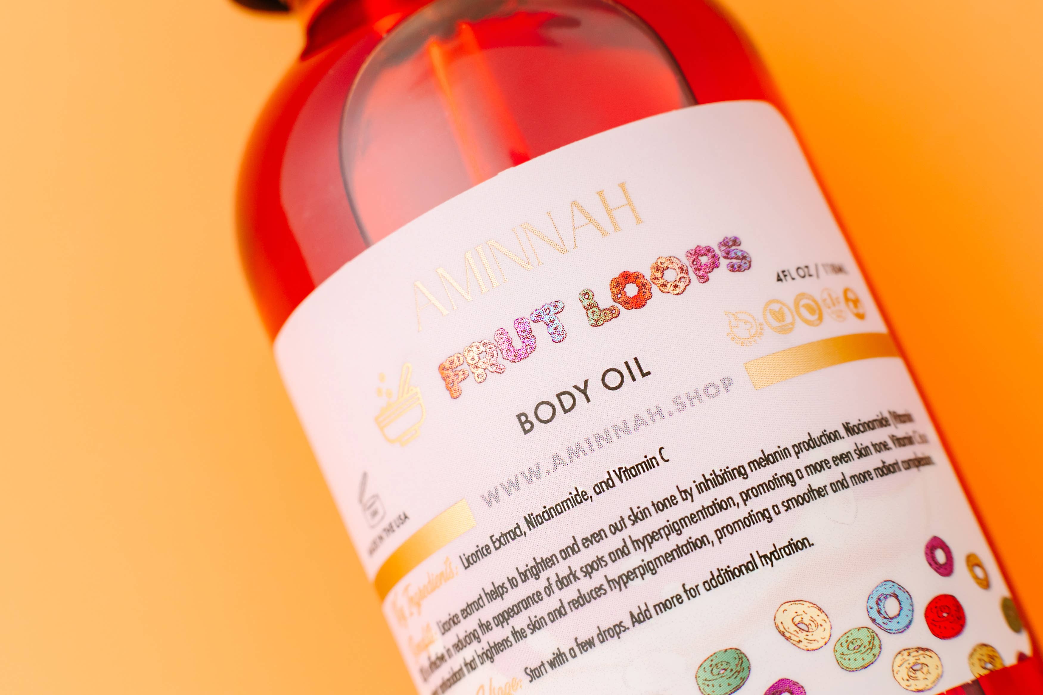 AMINNAH - Wholesale Bath/Body Oil - "Frut Loops" Body Oil5