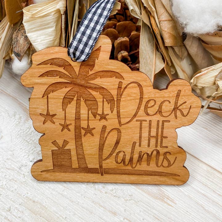 Coastal Ornament - Deck The Palms for wholesale by The Cottonseed Marketplace