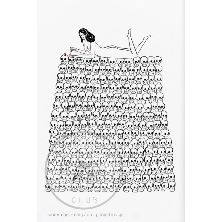 Stay Home Club - Wholesale Art Print - Nails Did Print1