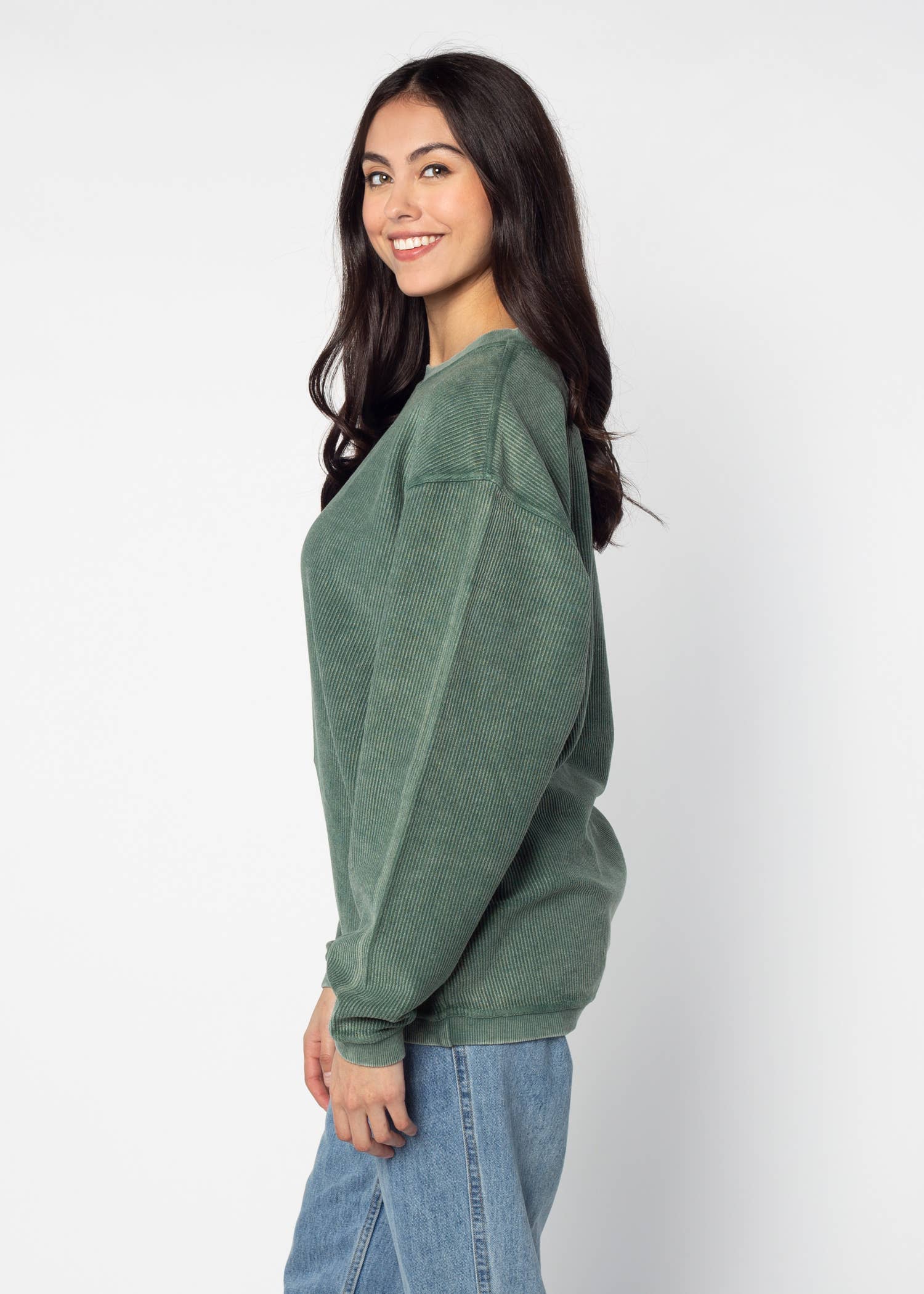 The Original Corded Crew in Green for wholesale on Faire1