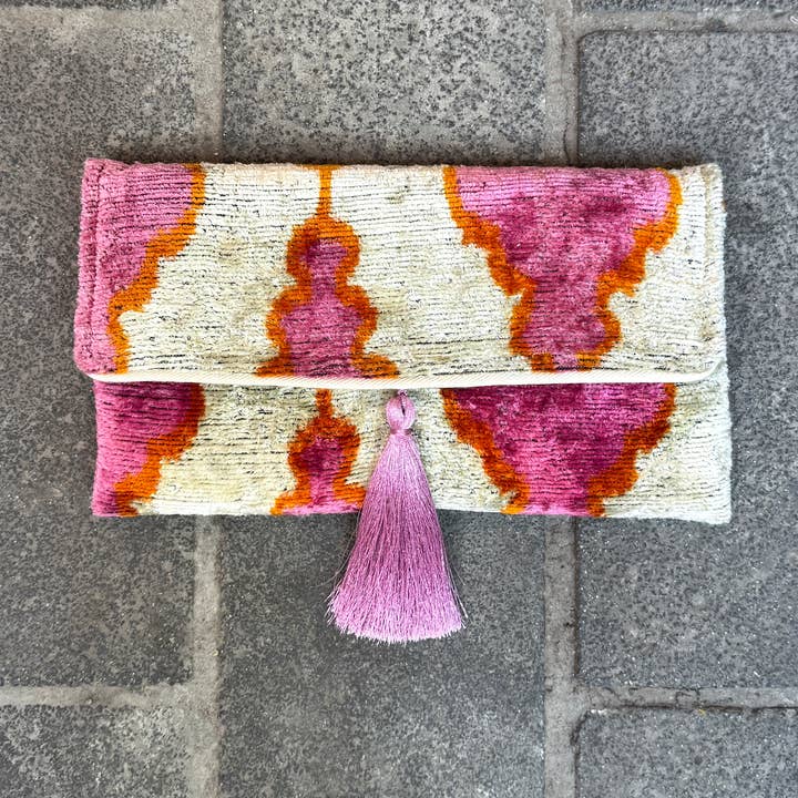 Ikat Clutch Bag Sorrento for wholesale by Mila∞Miro by Emelie