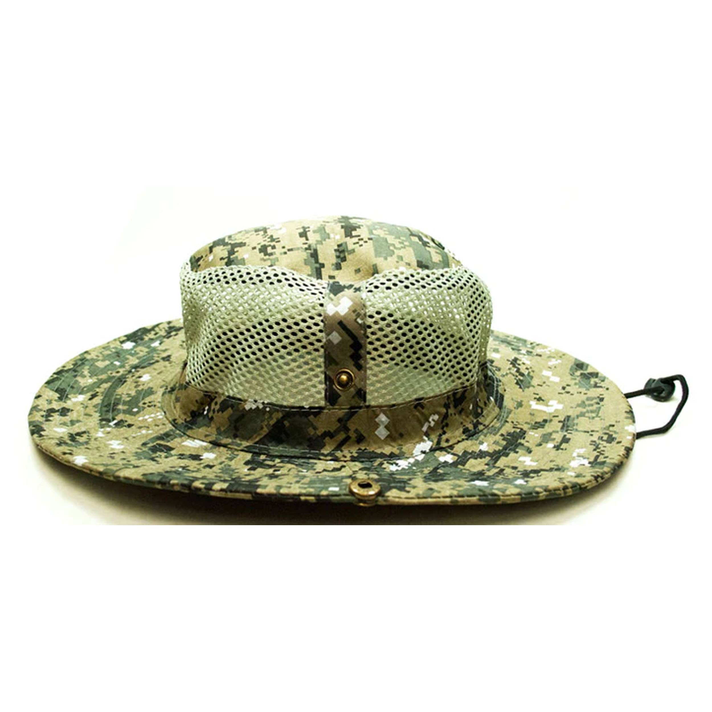HALLEE - Wholesale Bucket Hat - Unisex - Desert Digital Camouflage Mesh Bucket Hat - Assorted9