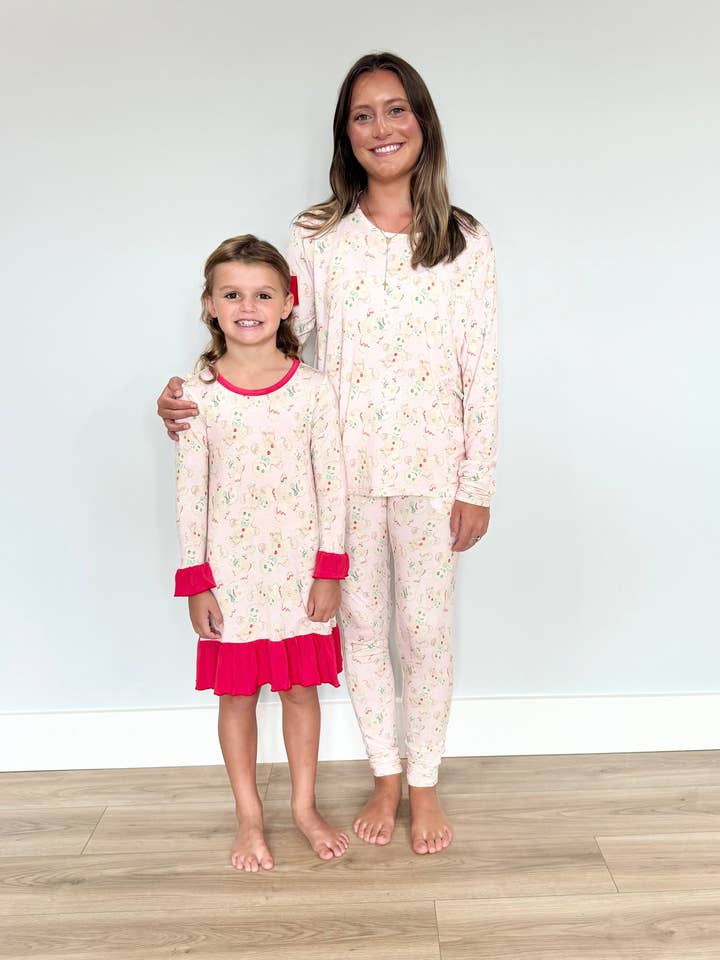 Sweet Bay Clothing – wholesale Nattlinne – Barn – Rosa pepparkaksklänning