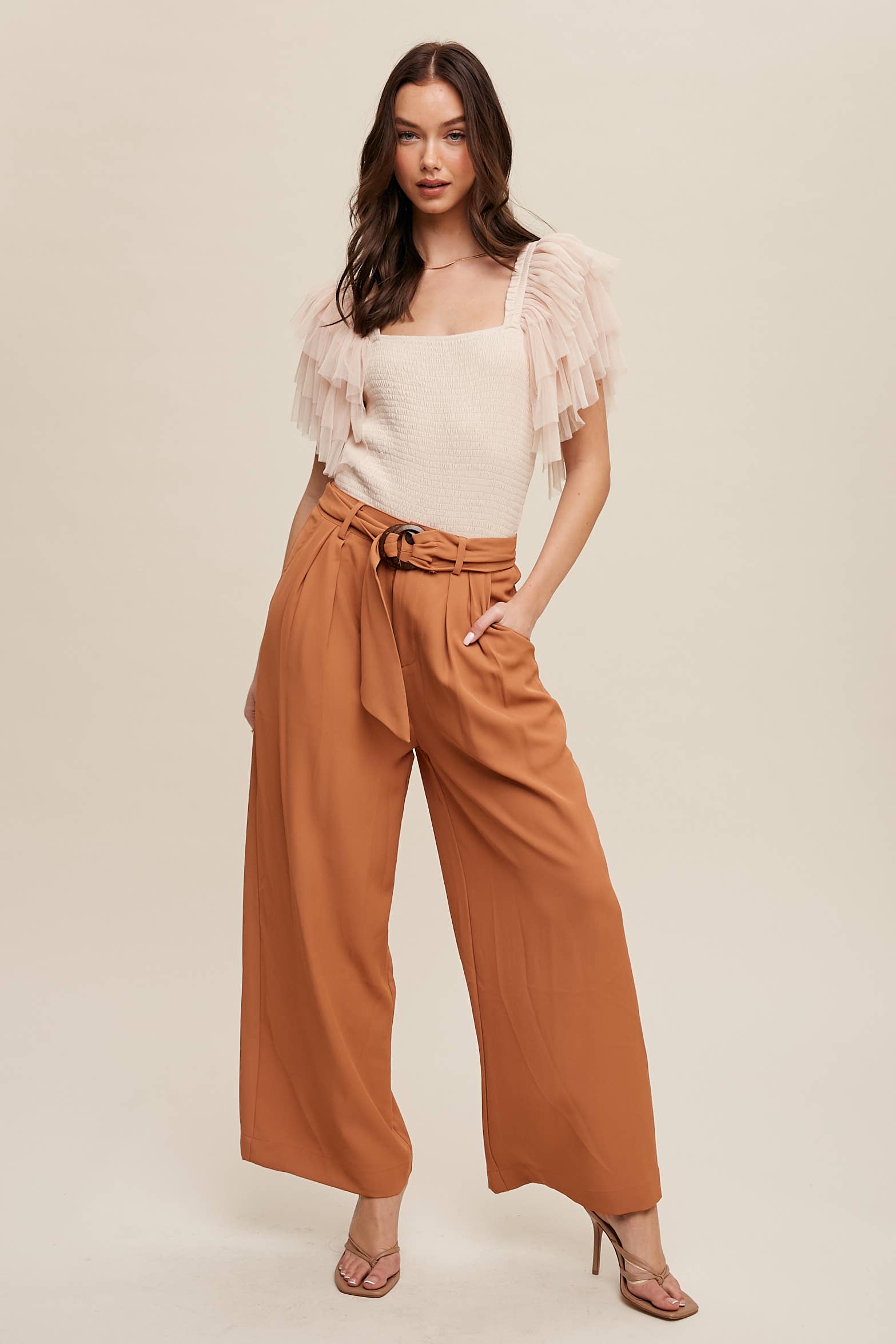 Listicle – Bodysuit - Mulher por atacado – Body Elegância Plissada11