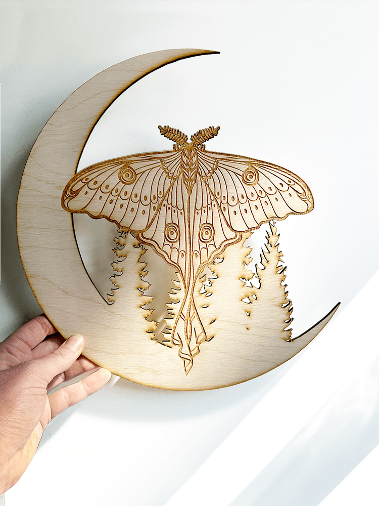 Faux Theory Design - Wholesale Wall Accent - Luna Moth Wall Hanging8