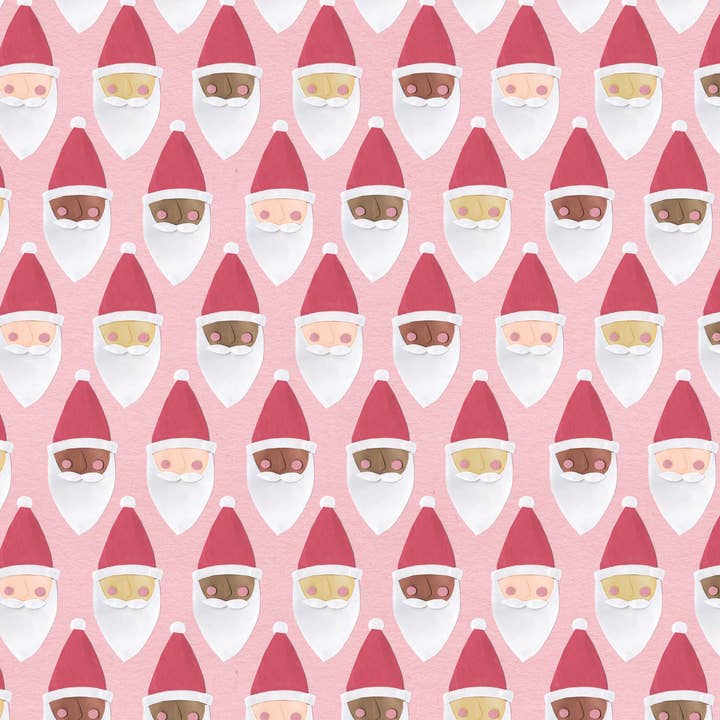 Santa gift wrap for wholesale by LOU & LUCY PAPER GOODS