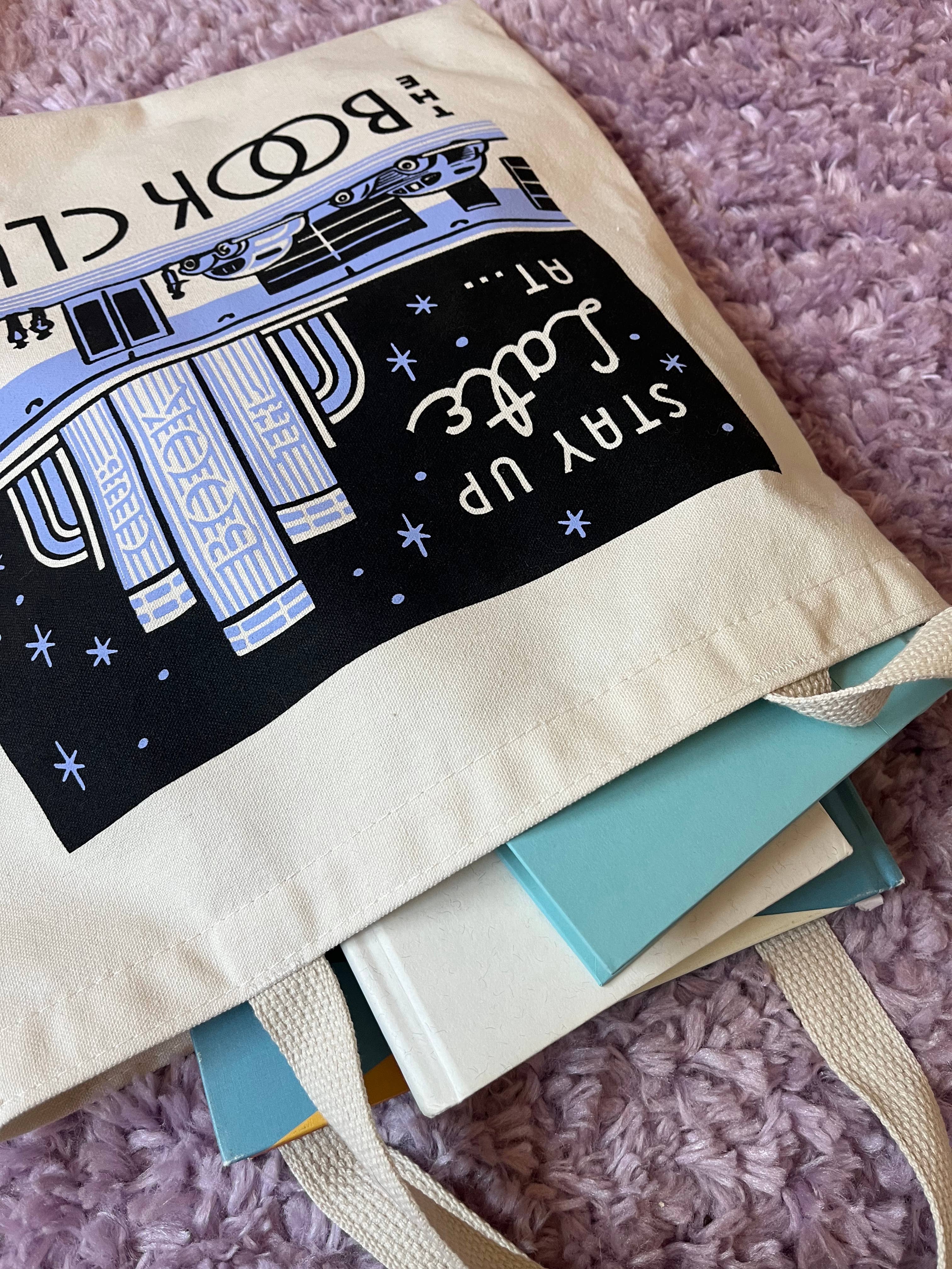 Rather Keen - Wholesale Tote Bag - Women's - Stay Up Late at the Book Club tote bag1