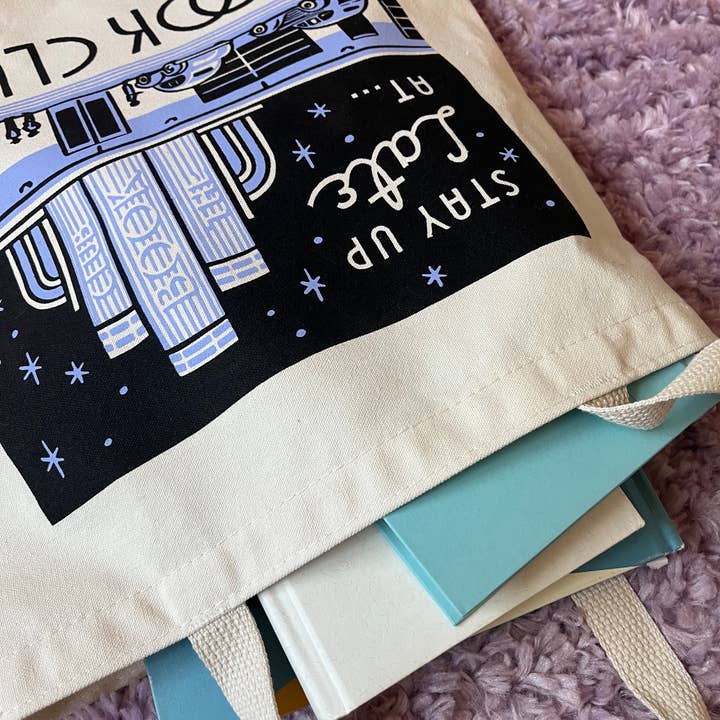 Rather Keen - Wholesale Tote Bag - Women's - Stay Up Late at the Book Club tote bag1