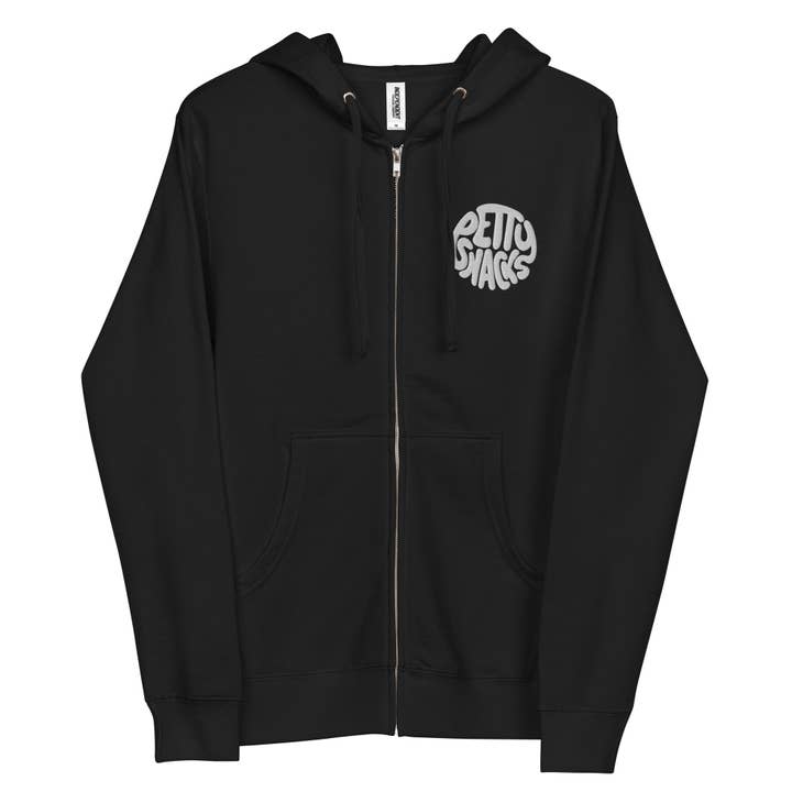 Pizza & Beer Harmony Zip-Up Hoodie for wholesale by Petty Snacks
