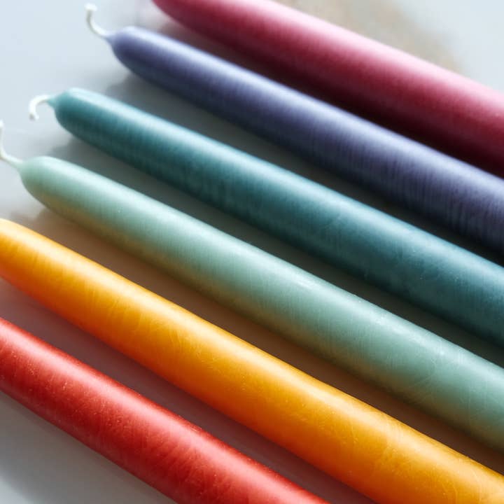 BOTANICA - Wholesale Tapered Candle/Candlestick - Taper Candle Collection, Set of 6 | Pride3