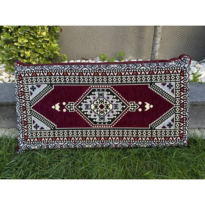 The Loom Wholesale - Wholesale Bank - Handgemaakte Vloerzitbank Set - Traditionele Ottomaanse Poef19