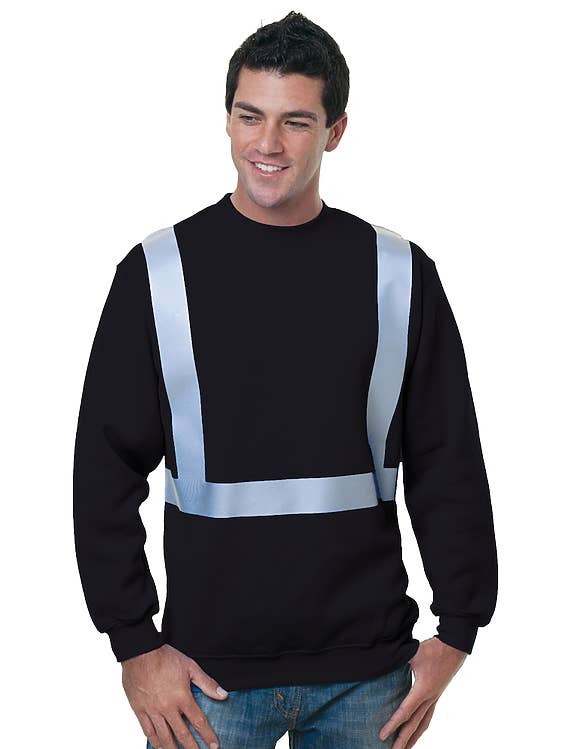 AST Sportswear - Wholesale Safety shirt – Men's - 3792 Crewneck Hi Vis0