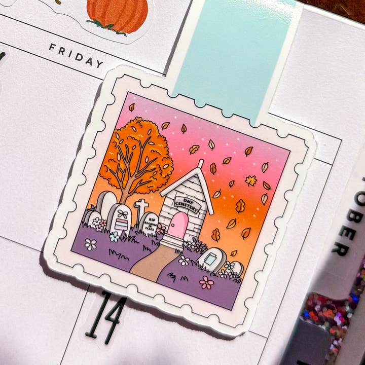 Magnetic Bookmark - Reader Halloween Gift - DNF Cemetery and other Purchase Wholesale cemetery candles. Free Returns & Net 60 Terms on Faire trending on Faire.