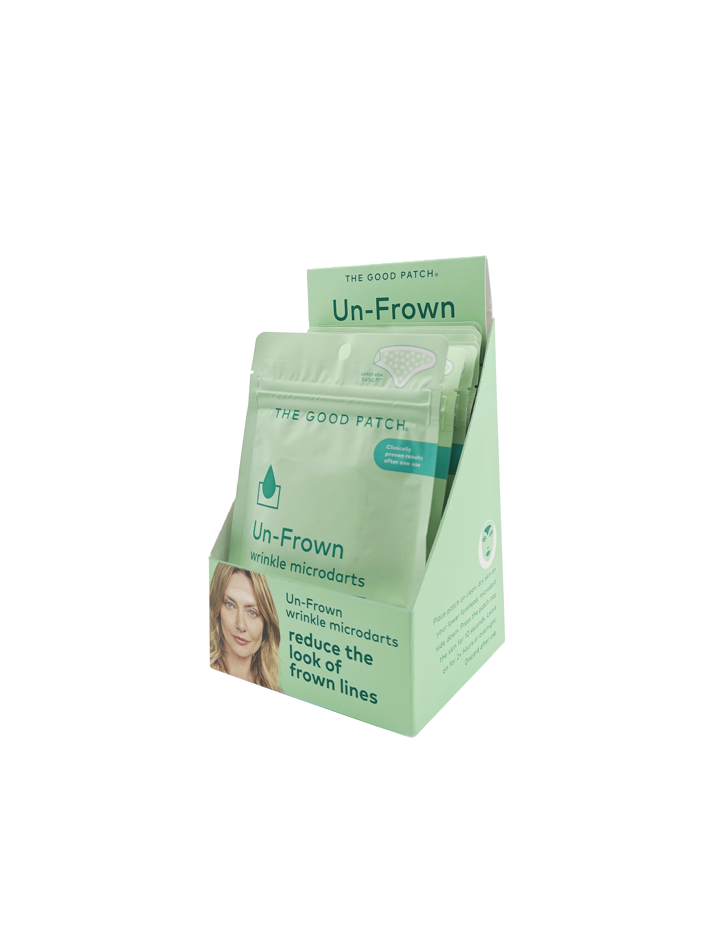 The Good Patch - Wholesale Acne/Hydrocolloid Patch - Un-Frown Wrinkle Microdart Patches1