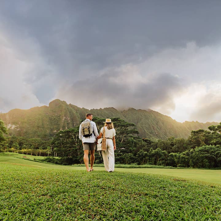 Beige Canvas Corsica Wine & Cheese Picnic Basket for wholesale on Faire33