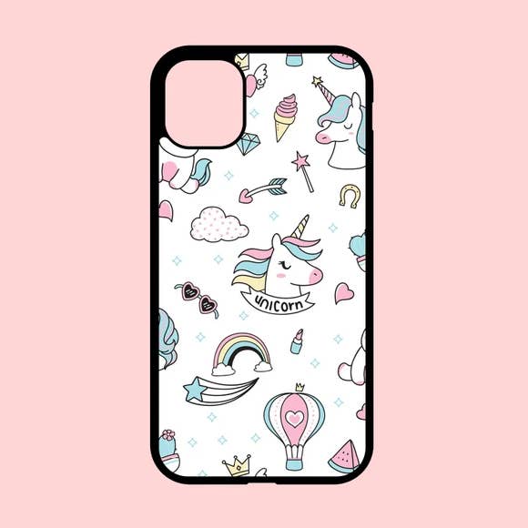 Boho Heart Rainbow Unicron iPhone Case for wholesale by Trendy Creations