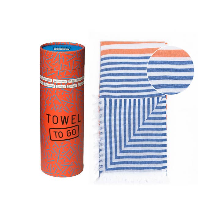 Towel to Go - Vendita all'ingrosso Telo mare - Asciugamano da spiaggia BALI, Asciugamano Hammam in confezione regalo, Reale / Rosso1