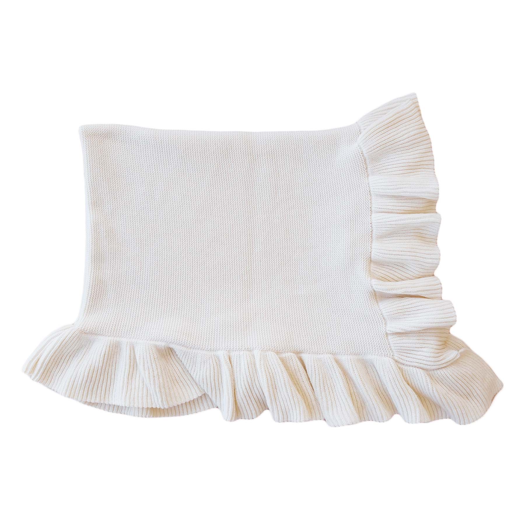 Caden Lane - Wholesale Bedding Blanket - Kids & Baby - Knit Blanket With Ruffle4