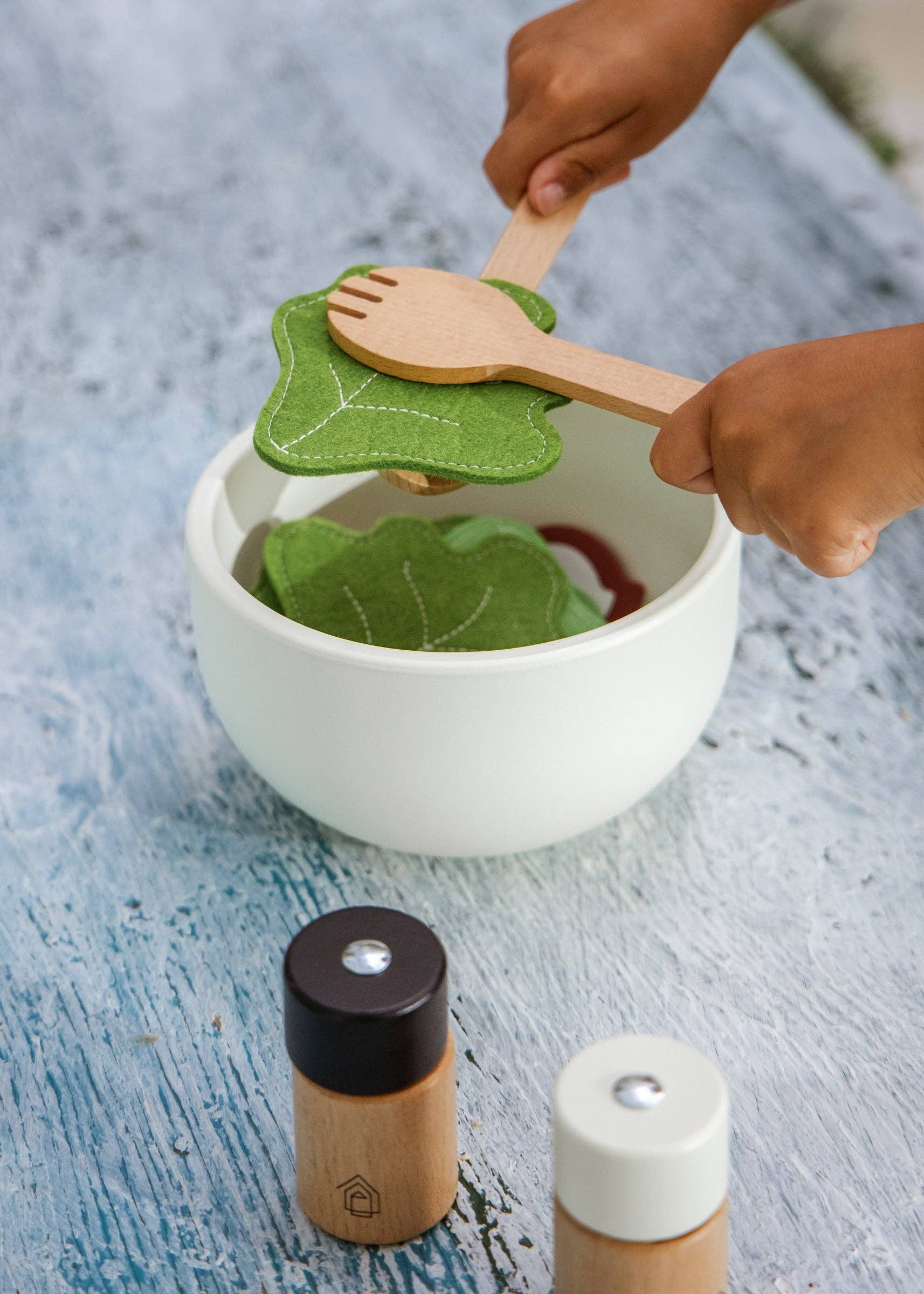 Coco Village - Wholesale Toy Set - Kids - Wooden Salad Playset3