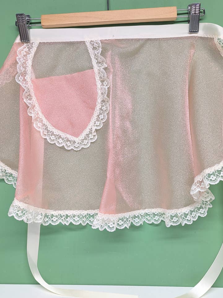 Peach half apron for wholesale by vintagegoodies