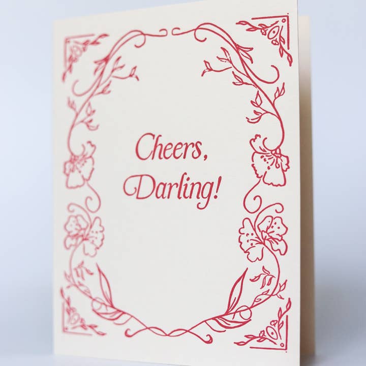 Ashley Frye Studio – wholesale Everyday greeting card – Cheers, Darling!4