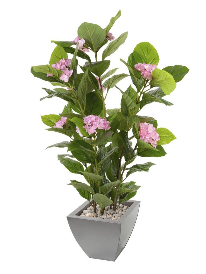 Kunstigt lyserødt hortensiatræ for engroshandel hos Closer2Nature