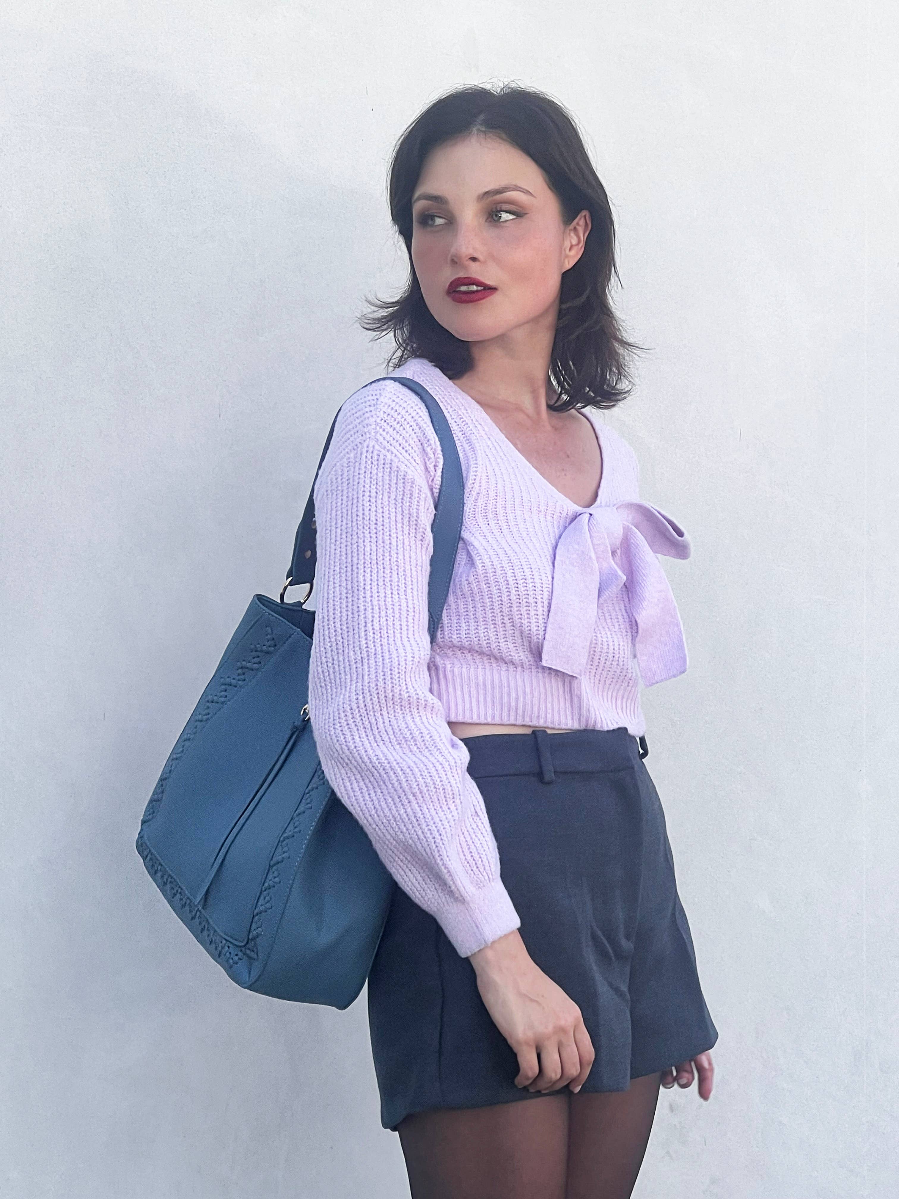 KAYLA+AVA - Wholesale Schoudertas - Dames - JEAN WHIPSTITCH SCHOUDERTAS13