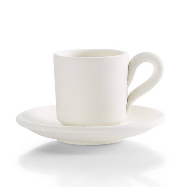Espresso Cup with Saucer for wholesale by Jimmy Potters Ceramics