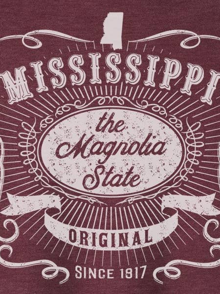 State Pride Mississippi pour la vente par Mason Jar Label