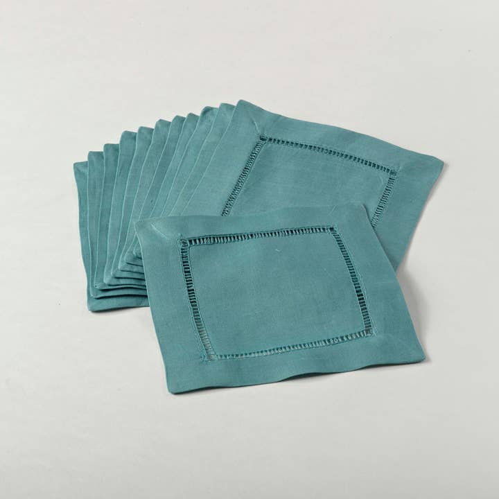 Fennco Styles - Wholesale Dinner & cloth napkin - Classic Hemstitched Linen-Cotton Cloth Napkin24