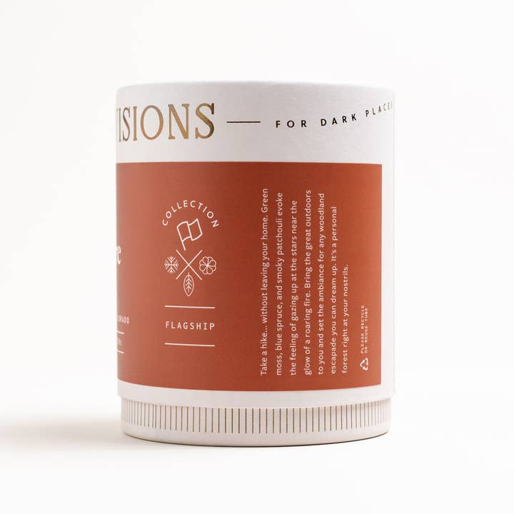 Light Provisions - Wholesale Jar/Filled Candle - 9.5 oz Campfire Candle 1