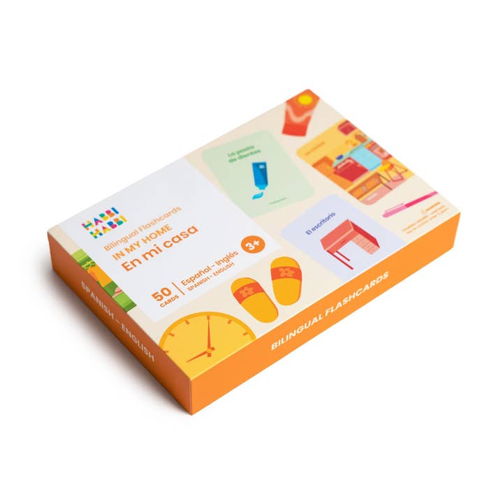 In My Home Bilingual Flashcards for wholesale by Habbi Habbi Bilingual Books