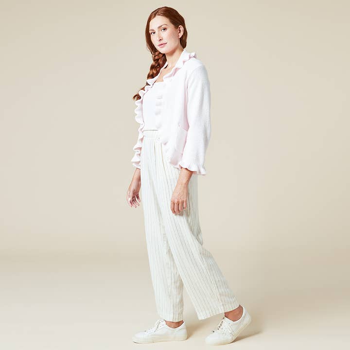 Softies - Wholesale Jacket - Women's - Dreamy Drape Ruffle Chenille Bed Jacket for Women
