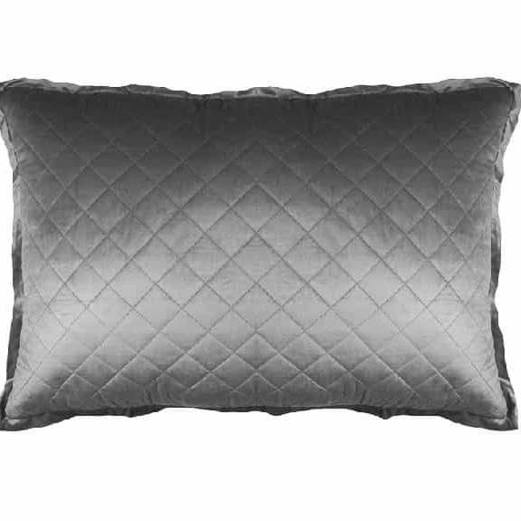 Chloe Luxe Europeisk Kudde Silver Sammet 27 X 36 för wholesale av Lili Alessandra