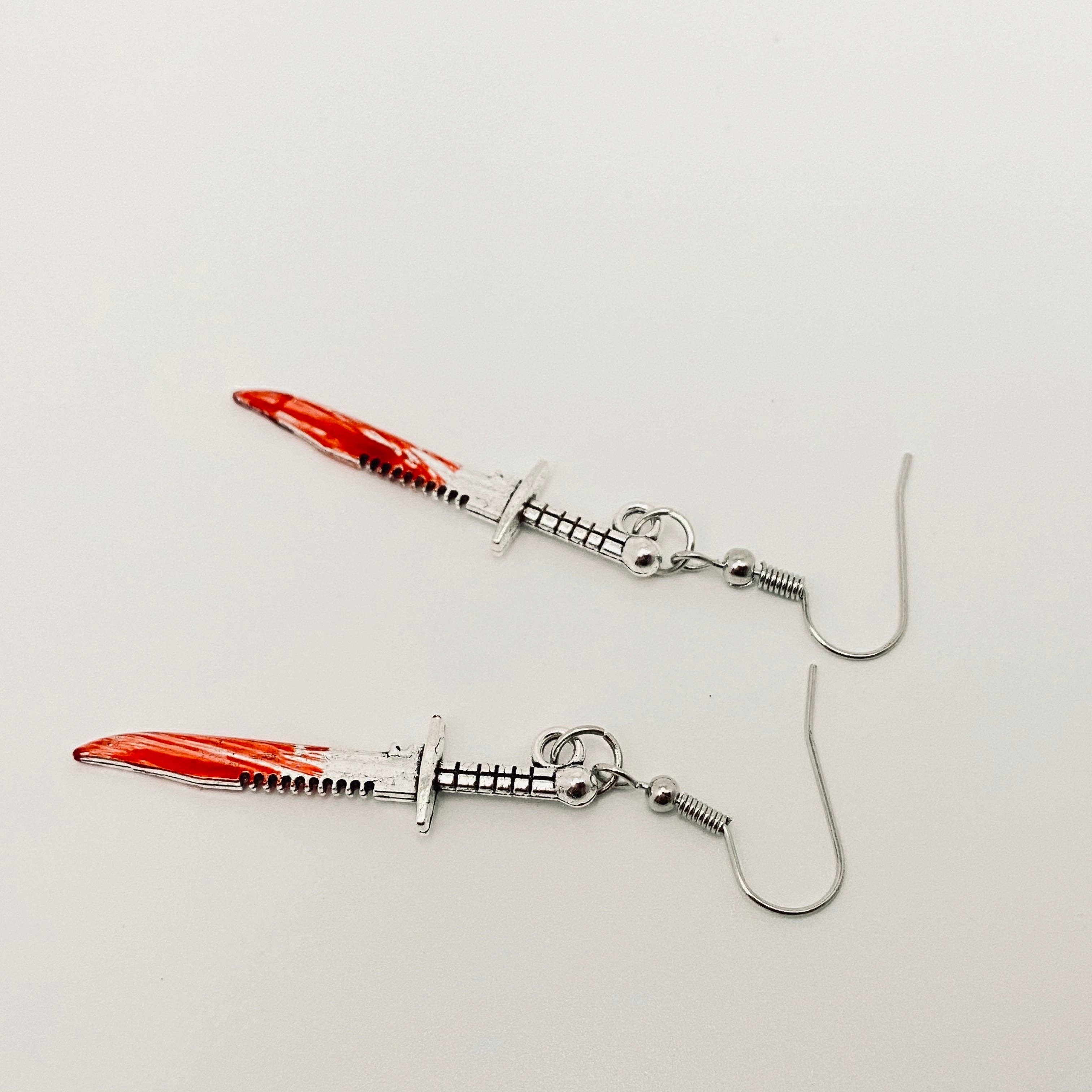 Mio Queena - Wholesale Dangle Earrings - Terror Halloween Dress Up Blood Earrings5