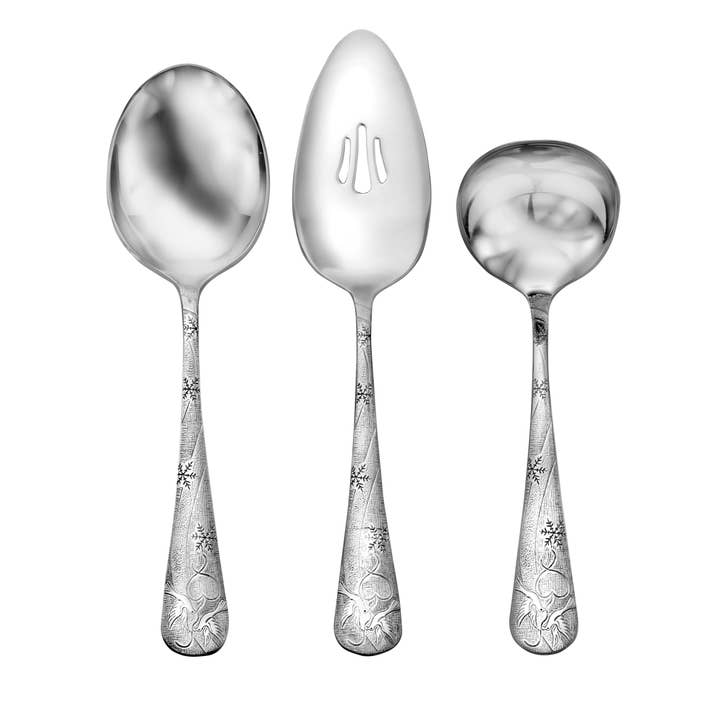 Liberty Tabletop - Wholesale Flatware Set - Holidays 3 Piece Hostess Set Made in USA