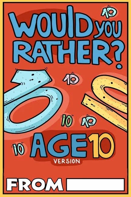 Books by splitShops - Wholesale Humor Book - Would You Rather Age 10 Version - Paperback0
